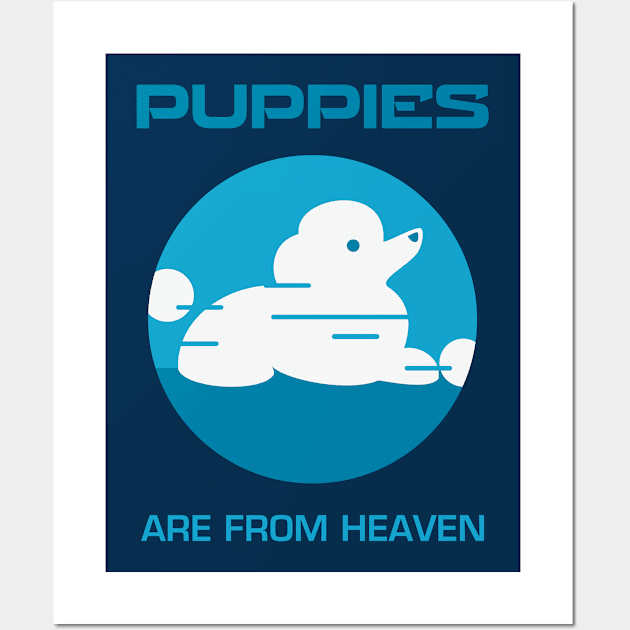 Puppies Are from Heaven Wall Art by Toogoo